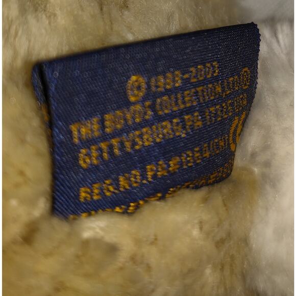 Boyds Bear Bunny Plush Stuffed Animal Hopper Q Buns Fully Jointed Has tags 12" - Picture 9 of 12